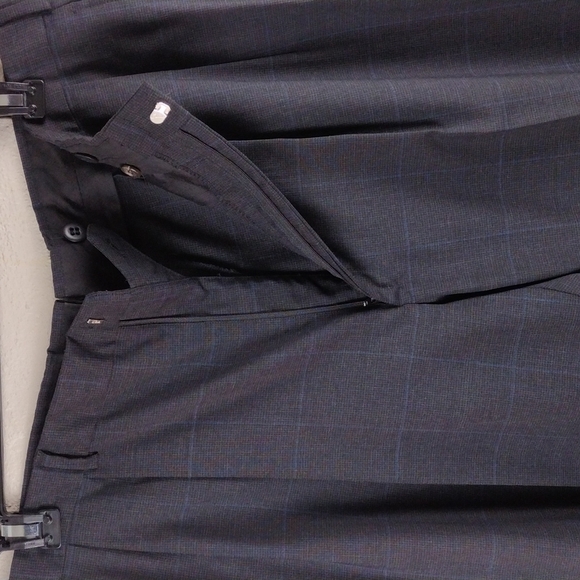 Brooks Brothers Black Windowpane Check One Notched Two Button Dress Suit Jacket - Picture 14 of 16